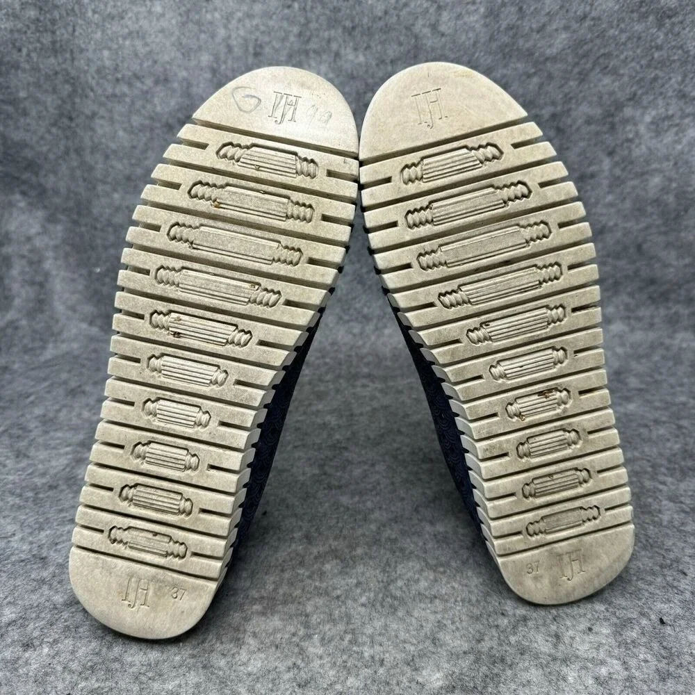 Ilse Jacobsen Tulip Slip On Shoes Womens Size 37 US 6.5 Blue Loafers Coastal